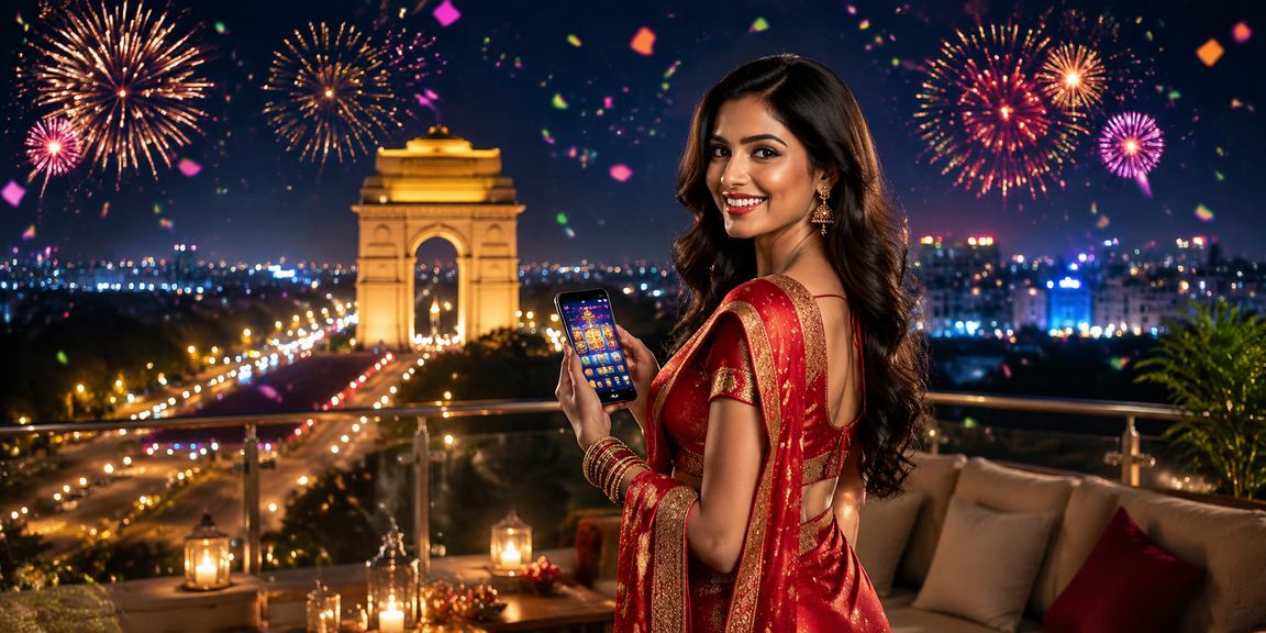 India Gate area in Delhi with sports betting advertising
